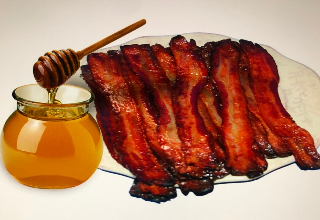 Honey Glazed Bacon with Real Honey 