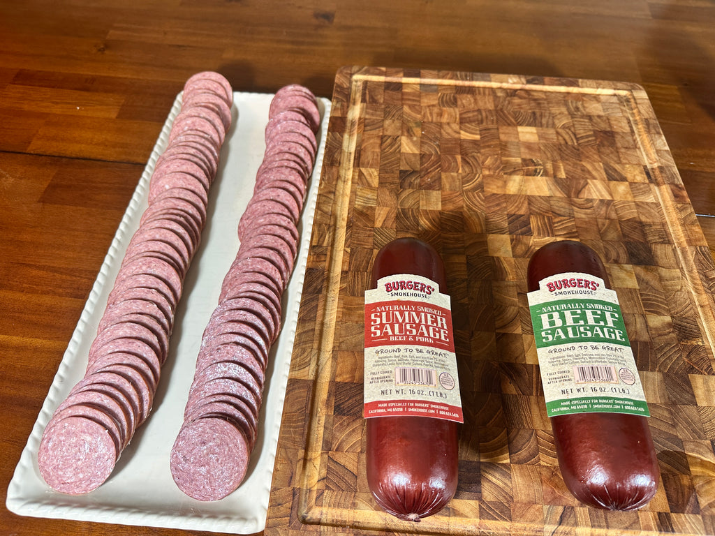Burgers Beef and Beef & Pork Summer Sausages - BBSSO