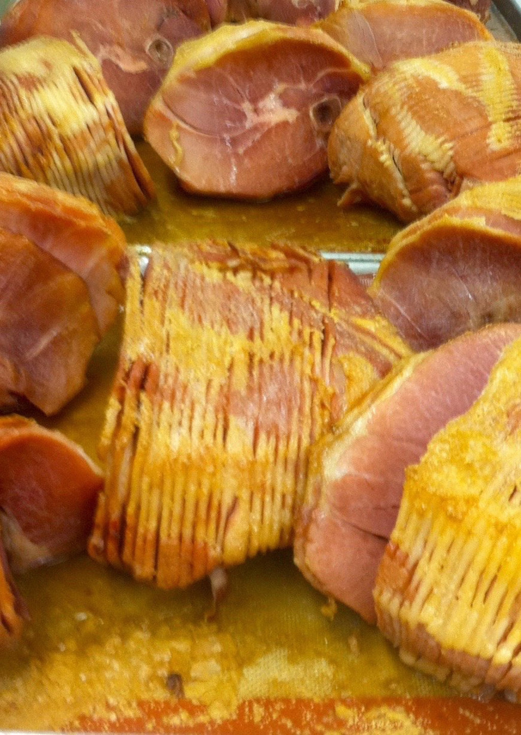 Cooked Honey Glazed  Spiral Sliced Country HAMS