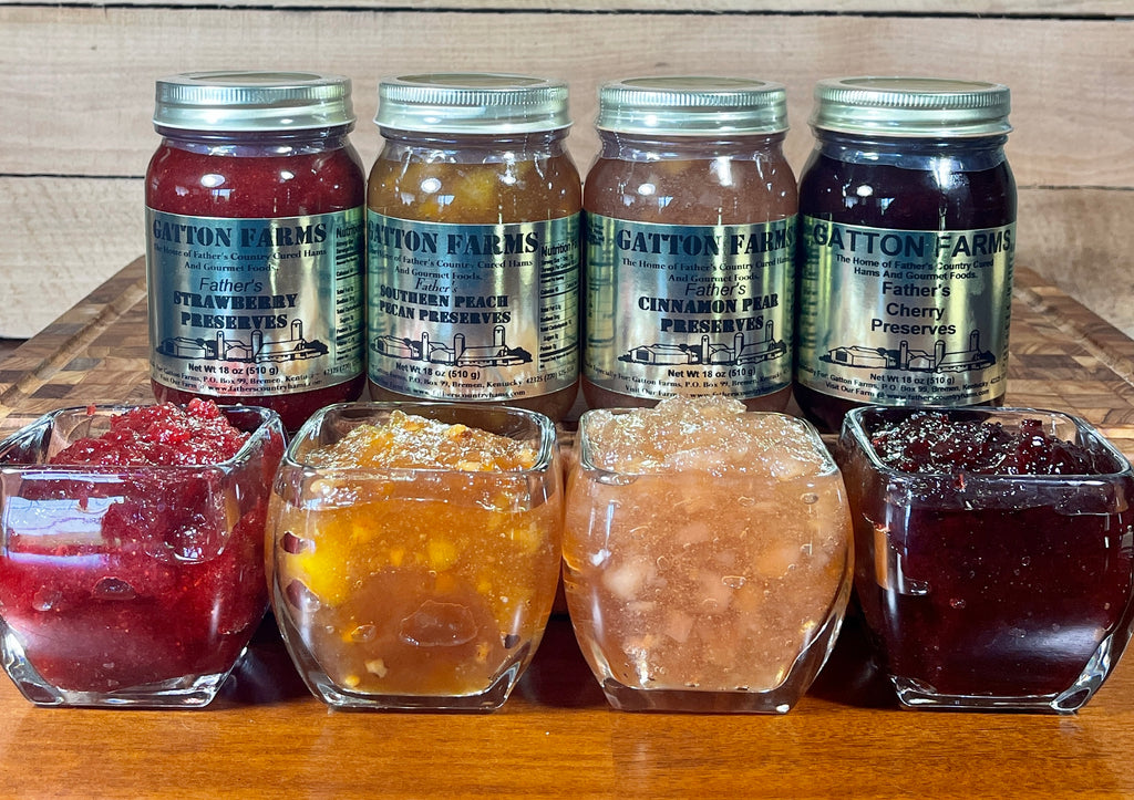 FATHER'S OLD FASHION PRESERVES FULL OF FRUIT