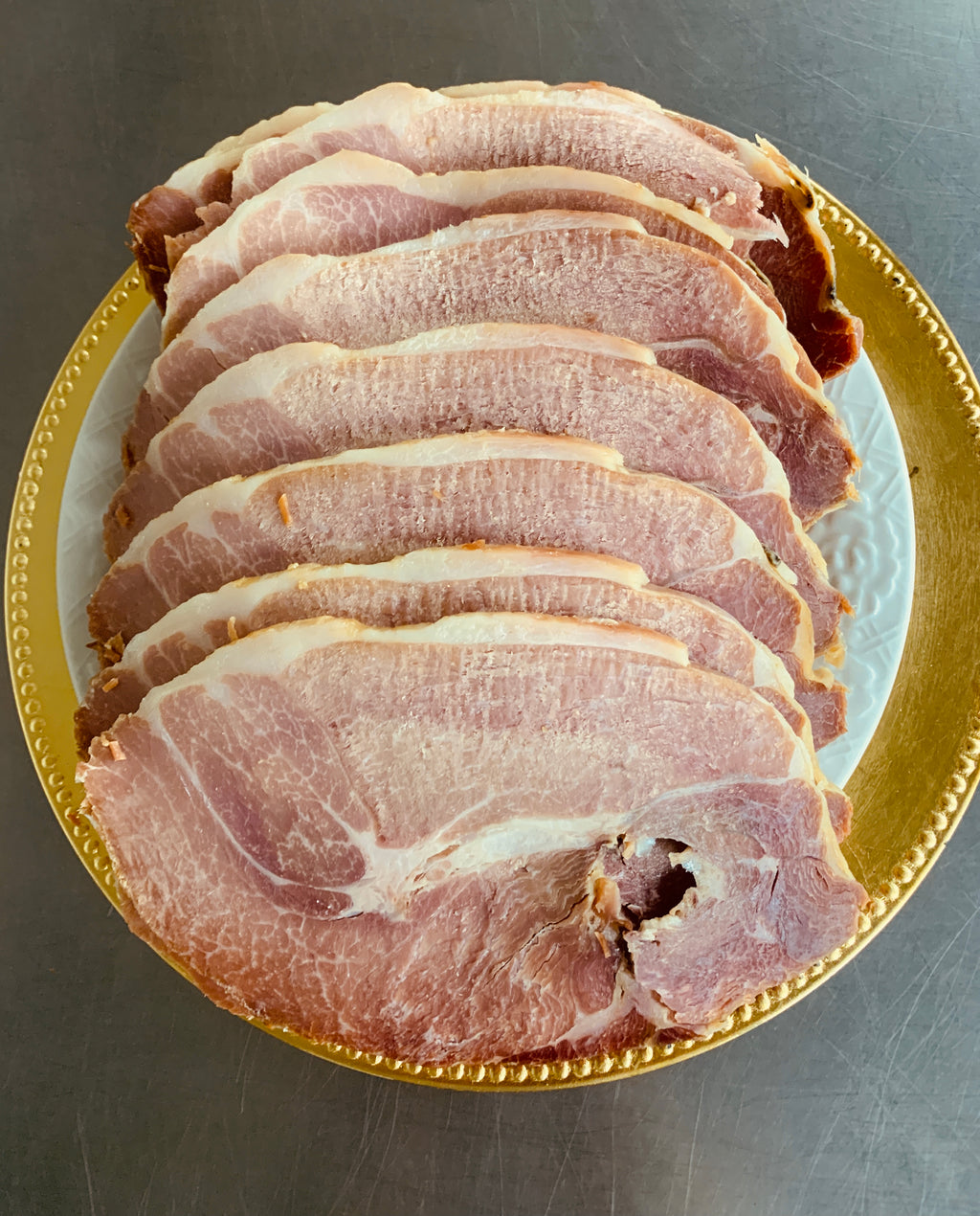 Fathers Fully Cooked Brown Sugar Glazed Dinner Sliced Country Ham - FCDSCH