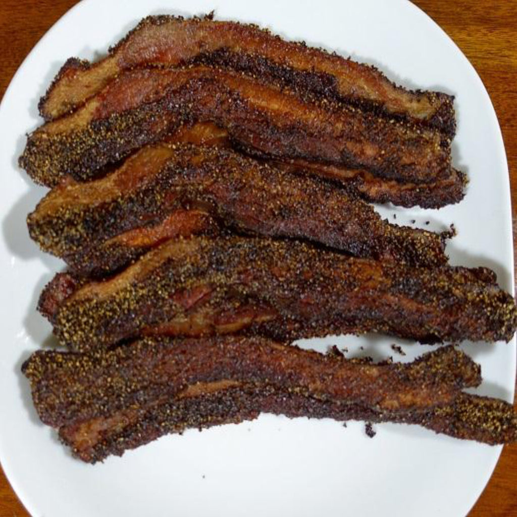 Father's Grilling Thick Sliced Pepper Bacon - GBP