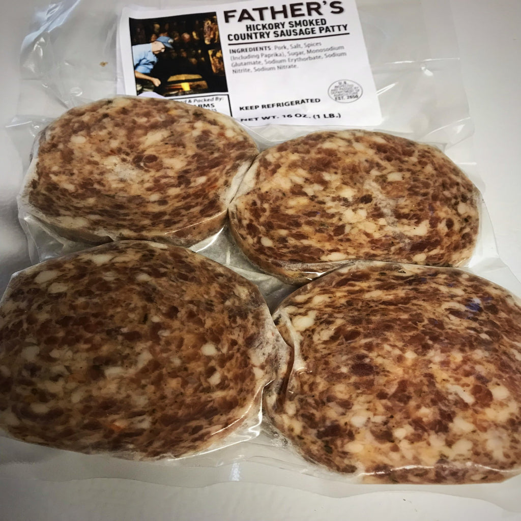 Fathers Smoked Sausage Patties 1lb - SSP